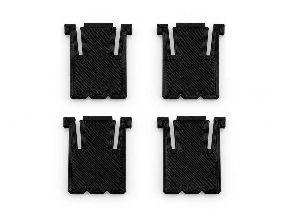 Tektronix TDS2012 Oscilloscope Replacement Feet 4 Pack Black PETG